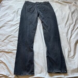 RIDERS By Lee Relaxed Fit Jeans Womens Size 30x32 Dark Wash Black Denim Size 14